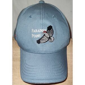 PARADISE POINT CAMP LEJEUNE NC MARINE CAP OSFM BLUE ADJUSTABLE